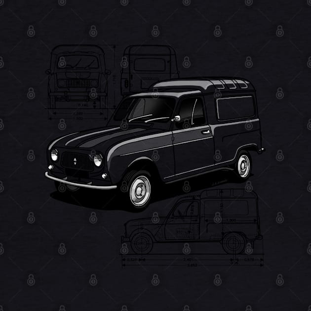 The iconic French van by jaagdesign